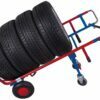 Trolleys for 4-9 tires with supports, inflatable wheels