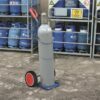 Carts for 40-50l, Ø210-250mm cylinders with rubber wheels