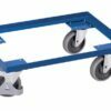 Carts for euro boxes with separate brakes