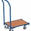 Trolleys for EURO boxes with handle and separate wheel brakes