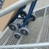 Trolleys for stairs with three-wheel stars