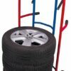Karren für Reifen und Räder, mit aufblasbaren Rädern
