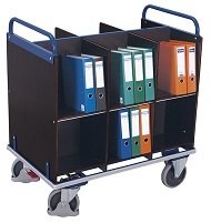 Carts for binders, files, books