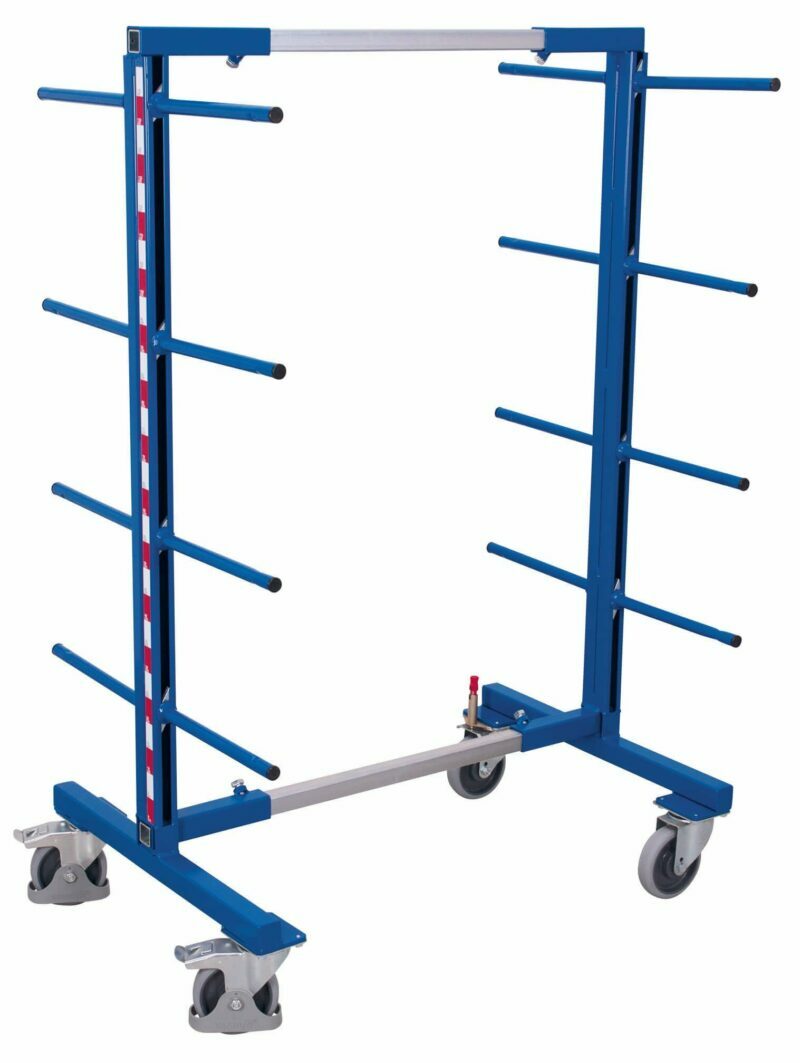 Double sided trolleys for long items