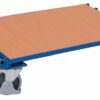 Carts for panels with thermoplastic rubber wheels