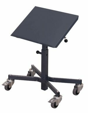 Tiltable ESD stands with adjustable height