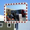 Industrial road mirrors with reflectors 02