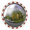 Industrial road mirrors with reflectors