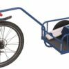 Prie dviračių tvirtinami vežimėliai strypiniais borteliais