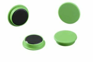 Ø32mm magnets, green color