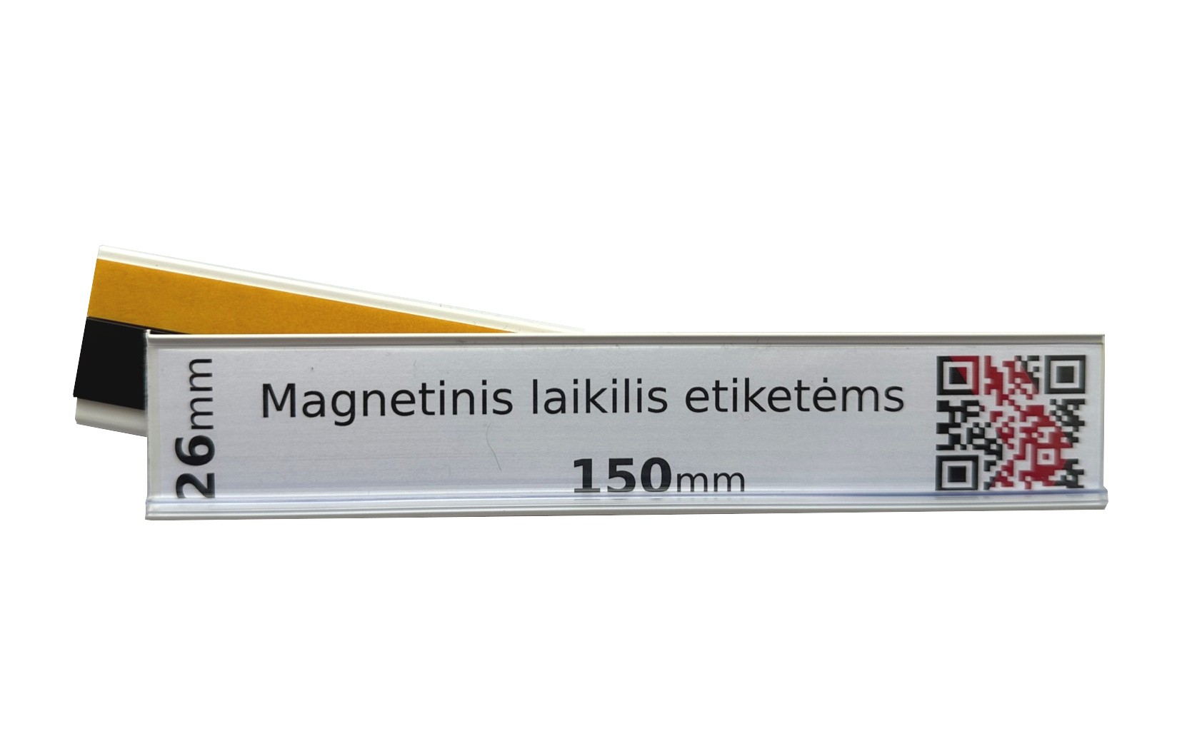 Magnetinis laikiklis 150x26mm kortelėms