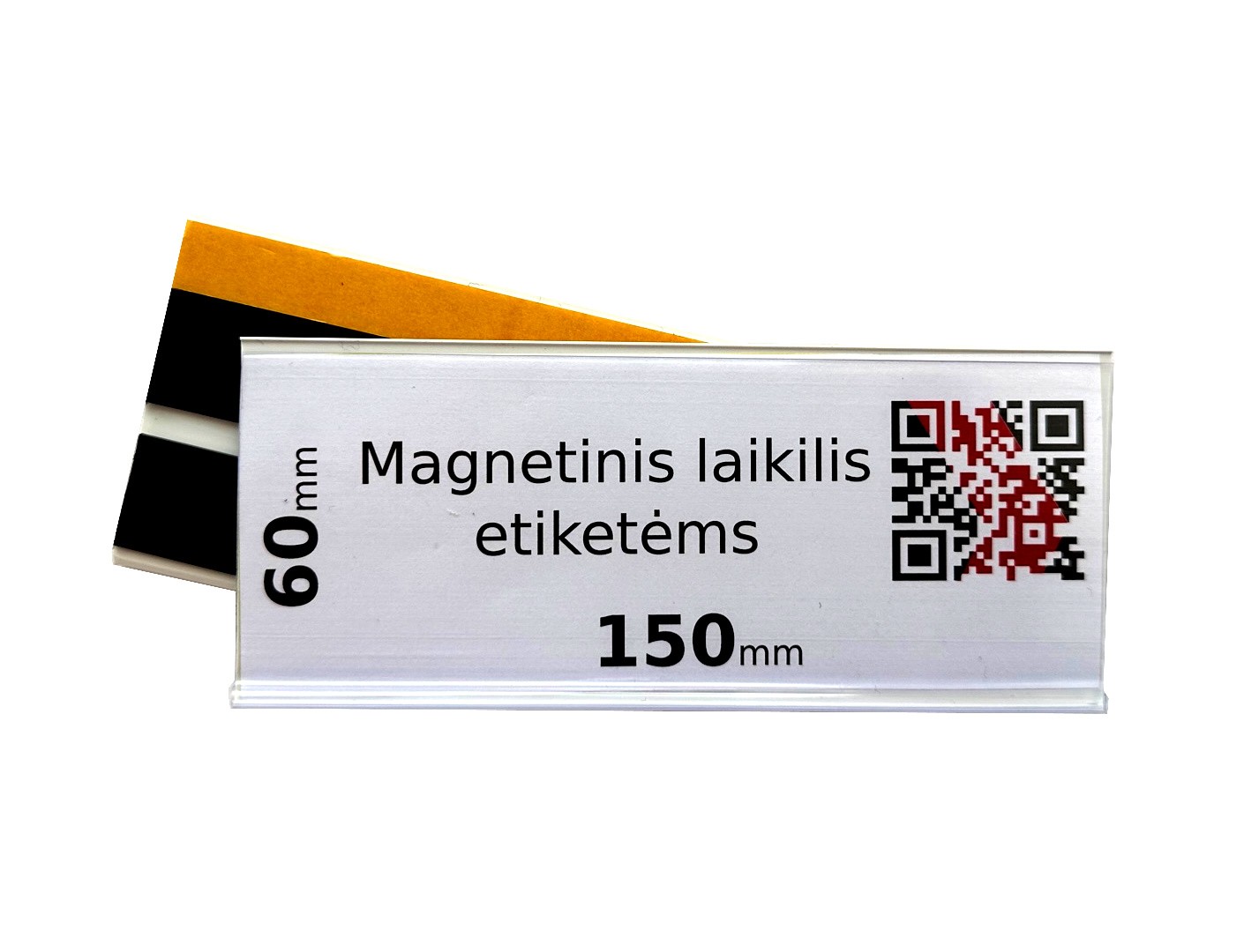 Magnetinis laikiklis 150x60mm kortelėms