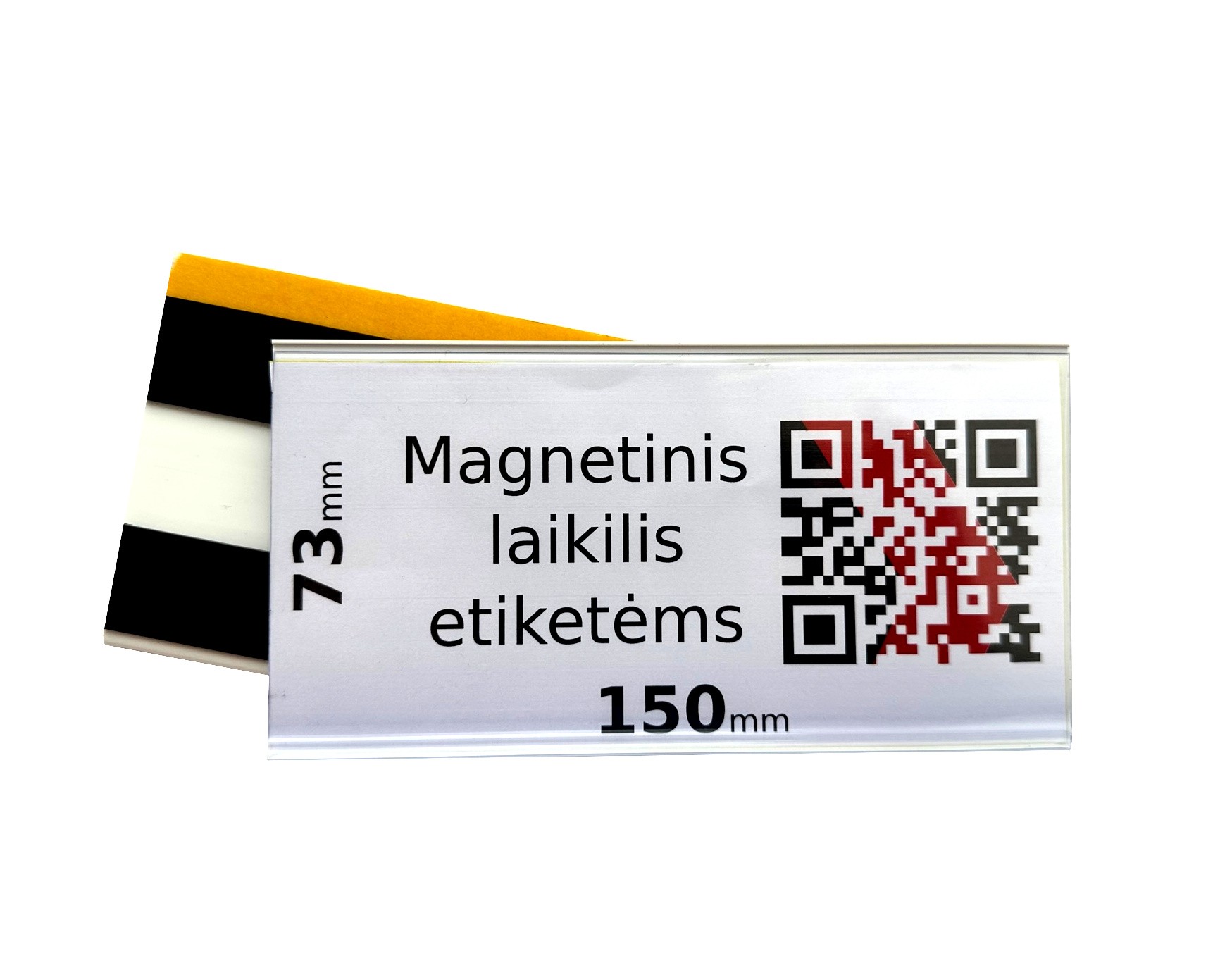 Magnetinis laikiklis 150x73mm kortelėms