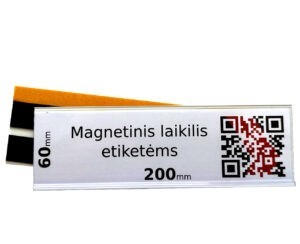 Magnetinis laikiklis 200x60mm kortelėms