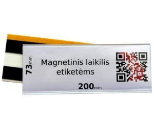 Magnetinis laikiklis 200x73mm kortelėms