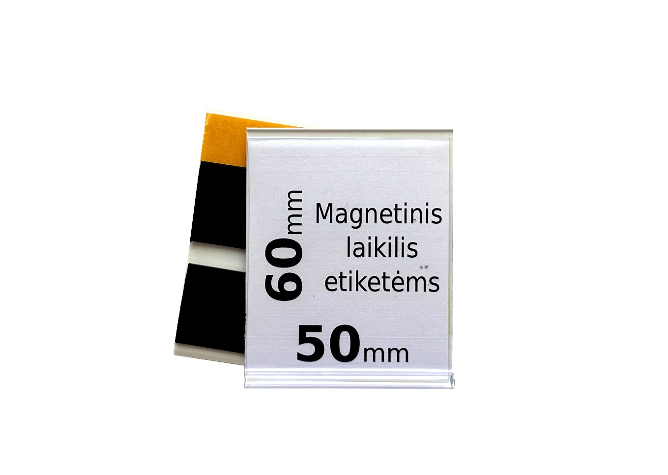 Magnetinis laikiklis 50x60mm kortelėms