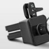 Two-position phone holder latch