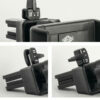 Two-position phone holder latch