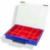 Suitcases LINCE302 with inserts, blue color 323x253x55mm