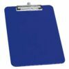 Blue A4 plastic writing boards with pen holder Blue A4 plastic writing boards with pen holder