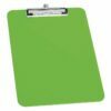Salad color A4 plastic writing boards with pen holder