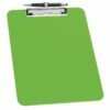 Salad color A4 plastic writing boards with pen holder