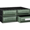 Plastikiniai stalčiukai PUMA209, žalios spalvos, 582x410x234mm