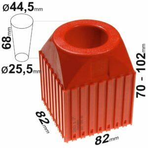 Holders for tools, conical ISO40 shank, 82x82x70mm 2017