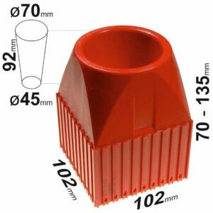 Holders for tools, conical ISO50 shank, 102x102x70mm 2018