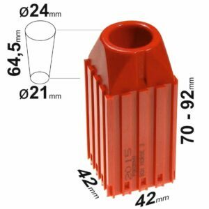 Holders for tools, cone-shaped MT3 shank, 42x42x70mm 2015