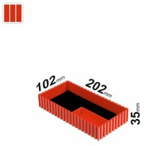 Modulinės sujungiamos dėžutės matuokliams 102x202x35mm, 2162