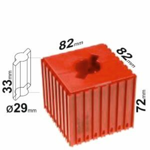 Holders for tools with ABS50 tips, 82x82x72mm 2047
