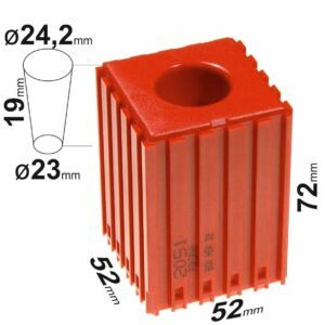 Holders for tools with conical HSK32 tips, 52x52x72mm 2051