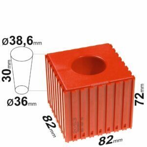 Holders for tools with conical HSK50 tips, 82x82x72mm 2053