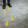 Pėdų formos grindų ženklinimui