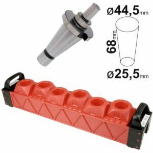 Kits with 6 tool holders for ISO40 type bits