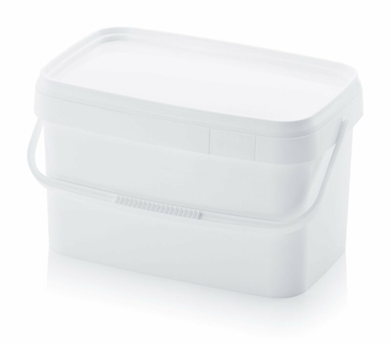 12,8l bucket with lid, 37,1x23,9x20,8cm