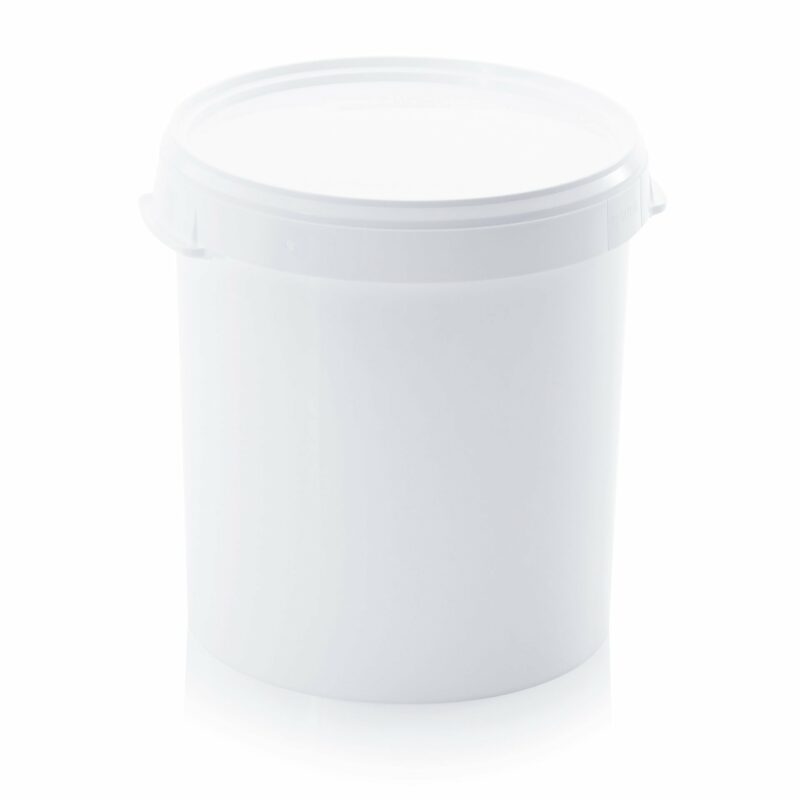 30l bucket with lid, Ø37,5x37cm