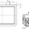 Deckel mit Scharnieren und Riegeln für EURO-ESD-Box im Format 200 x 150 mm