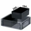 266x184x50-150mm Einsätze für 400x300mm EURO-Formatboxen