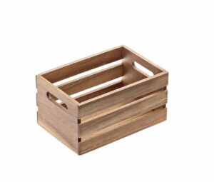 Acacia wood boxes, for serving, buffet, pallets for serving