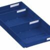 Mėlynos spalvos dėžutės PLANE 240x400x65mm