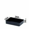 ESD inserts for 40x30cm boxes, 26,6x18,4x5cm