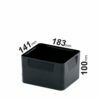 ESD inserts for 60x40cm boxes, 18,3x14,1x10cm