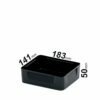 ESD inserts for 60x40cm boxes, 18,3x14,1x5cm