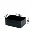 ESD inserts for 60x40cm boxes, 28,2x18,3x10cm