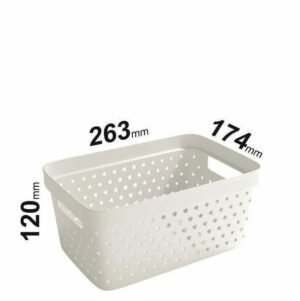 4,5l perforated baskets, 263x174x120mm