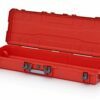 57l, raudonos spalvos rakinami apsauginiai lagaminai, 120x40x16,8cm
