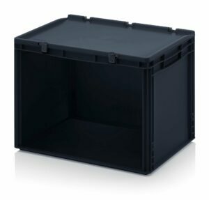 ESD контейнери для висувних ящиків з відкритою стороною 60х40х43,5см