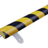 Ø20mm aizsarguzskrūvējamie profili, dzelteni melni